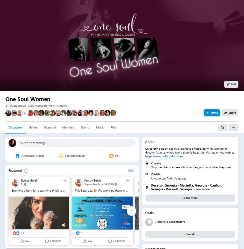 One Soul Women on Facebook